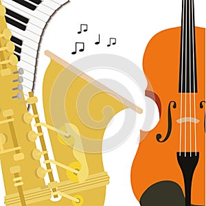 Pattern musical instruments icon