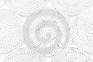 Pattern nature for background of handicraft weave white texture