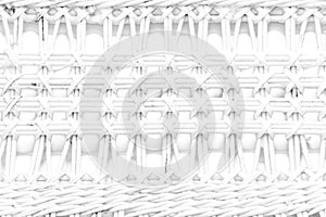 Pattern nature for background of handicraft weave white texture