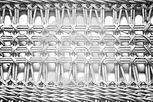 Pattern nature for background of handicraft weave white texture