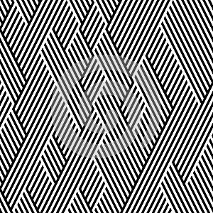 Pattern with oblique black stripes