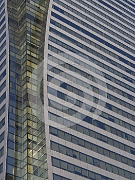 Pattern of office building windows texture