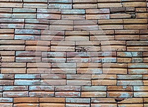 Pattern old brick floor.