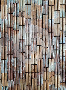 Pattern old brick floor.