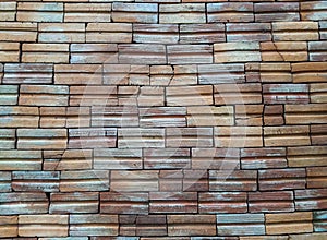 Pattern old brick floor.