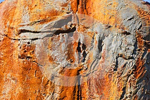 Pattern of old rusty metal