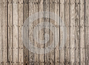 Pattern of old wooden bridge floor