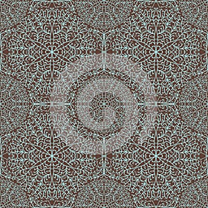 Pattern with openwork circles