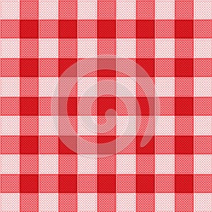 Pattern picnic tablecloth vector
