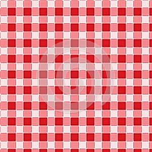 Pattern picnic tablecloth vector