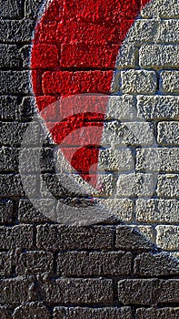 pattern on plastered concrete wall