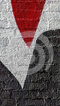 pattern on plastered concrete wall