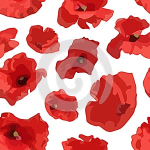 Pattern of poppy