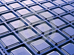 Pattern of processors photo