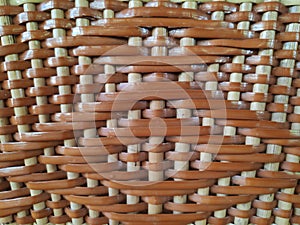 Pattern of rattan brown color