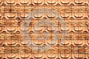 Pattern from red brick wall.