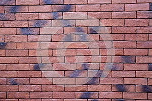 Pattern of Red brick wall for background and textured, Seamless Red brick wall background.