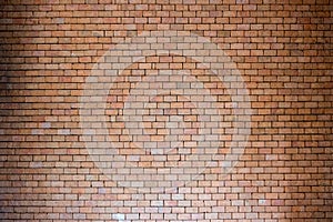 Pattern of red bricks wall background