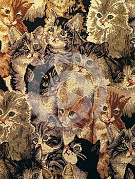 Pattern of a retro tapestry