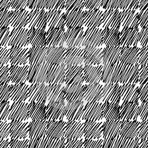 Pattern of rough hatching grunge texture