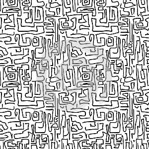 Pattern of rough hatching grunge texture