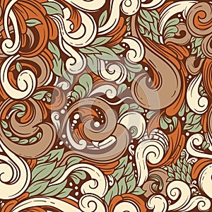 Pattern seamless abstract batik mural background