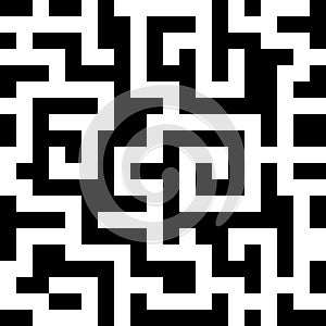 pattern seamless white black labyrinth