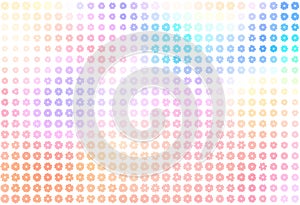 Pattern of shape illustrations background.