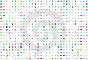 Pattern of shape illustrations background.