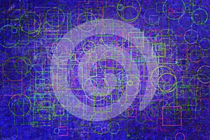 Pattern shape illustrations background for graphic design.