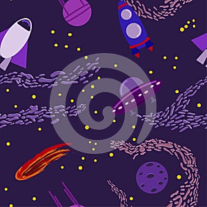 pattern space background with abstract shape and. Web design. space exploring. vector illustration