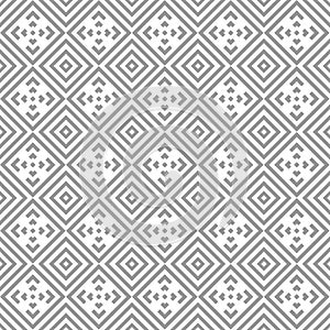 Seamless Geometric Grey Striped Squares Pattern Background