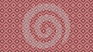 Pattern of squares and curved stripes on a pink background