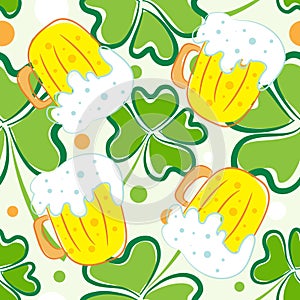 Pattern of St. Patrick's day