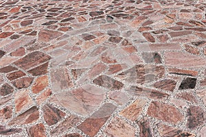 Pattern of stone pavement