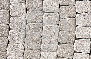 Pattern on stone pavement as background