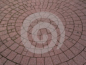 Pattern stones Road construction image