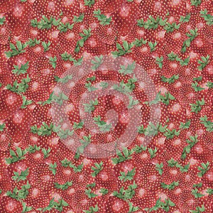 Pattern Strawberry Berry Watercolor illustrations Digital Paper Textile Textures Set Summer Botanical Spring Decoration Design Gre