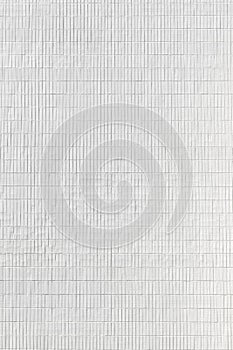 Pattern of structured and WHITE  painted brick wall