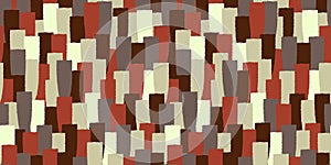 A pattern in the style of Gustav Klimt. The pattern is beige-brown-red in strokes photo