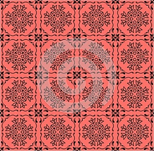 pattern symmetrical ornament line