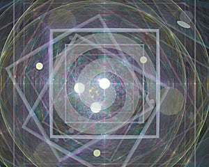Pattern texture magic curve , card , template curl beautiful, fractal, style energy