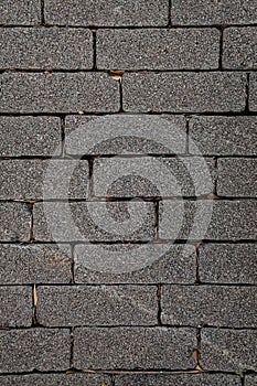 Pattern and texture of paving stone brick