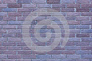 Pattern texture purple brick wall for design and background. Brick stone interior