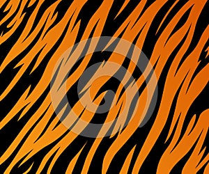 Pattern texture tiger fur orange stripe black jungle safari photo