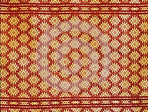 Pattern of Thai silk fabric