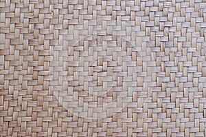 The Pattern of Thai style bamboo handcraft texture background