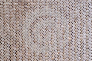 The Pattern of Thai style bamboo handcraft texture background