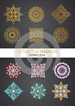 Pattern thai tradition collection