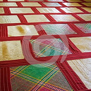 Pattern of traditional mat
